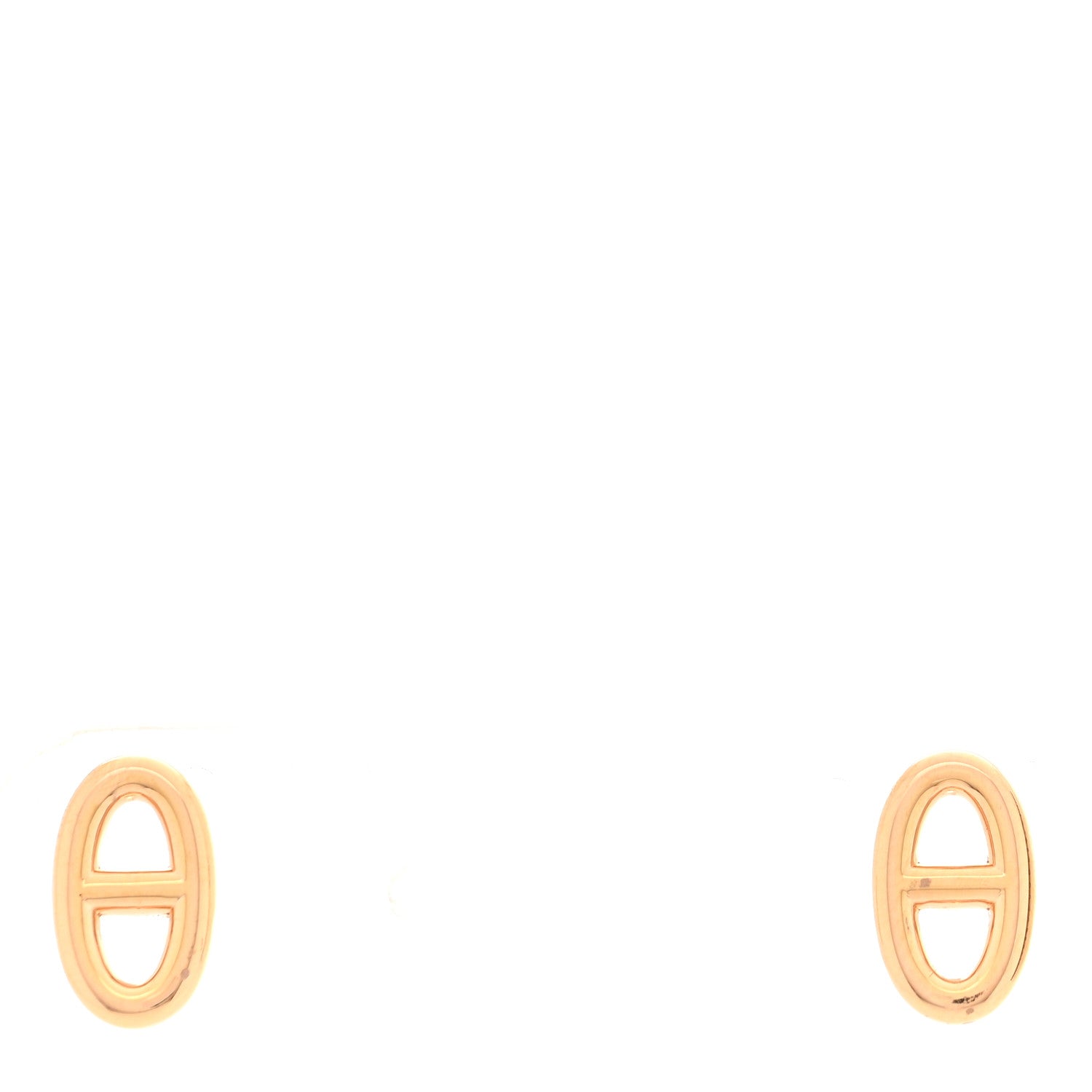 Hermes 18K Rose Gold TPM Farandole Stud Earrings 1 of 5