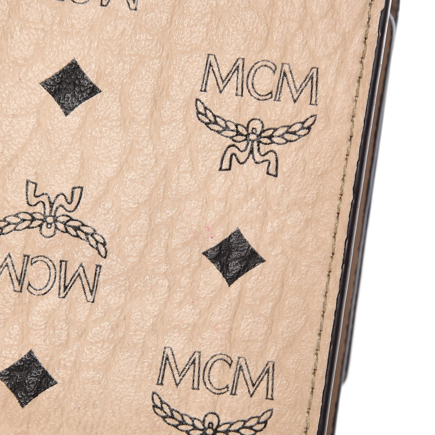 Visetos Tri-Fold Wallet Beige
