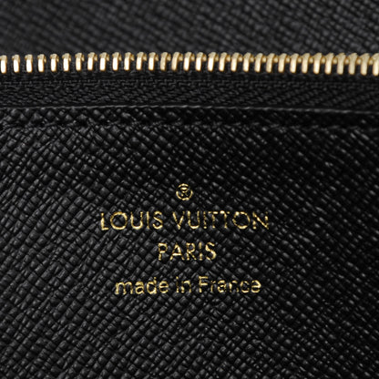 Louis Vuitton Monogram Triangle Wallet Black 6 of 7