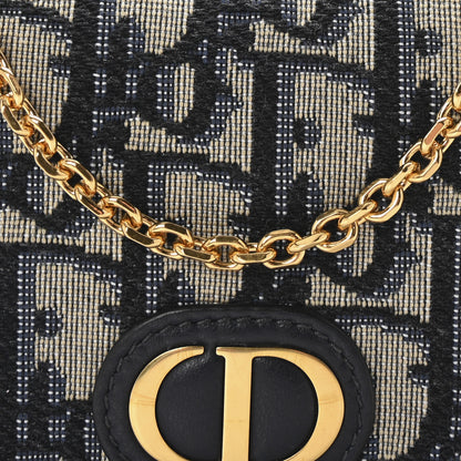 Christian Dior Oblique 30 Montaigne 2-In-1 Pouch Blue 8 of 11