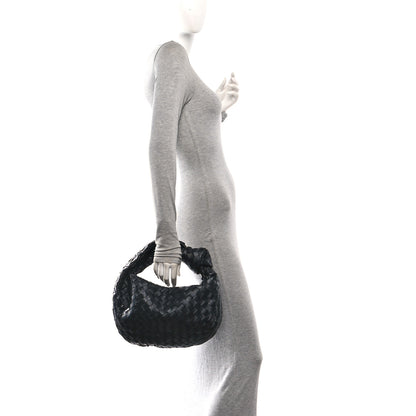 Bottega Veneta Nappa Intrecciato Teen Jodie Hobo Black 2 of 10