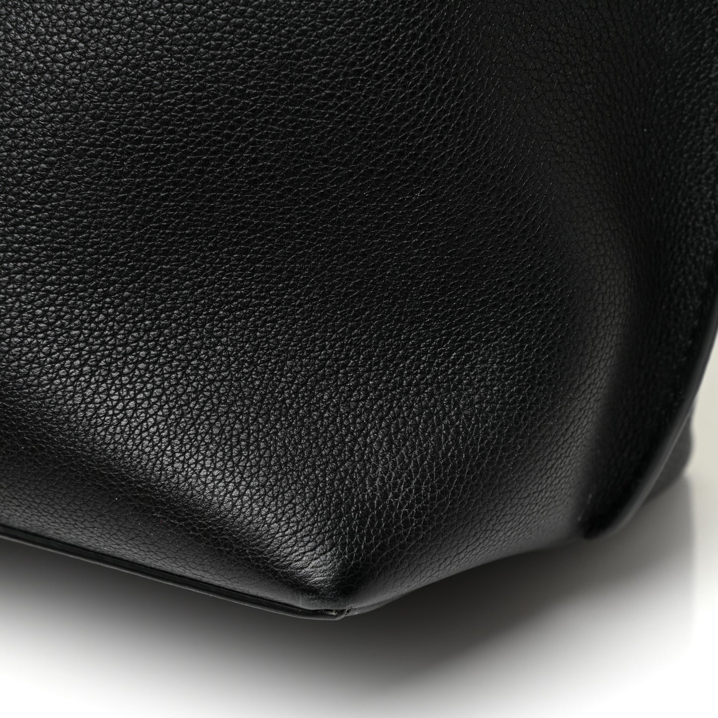 Calfskin Lockme Go Tote Black