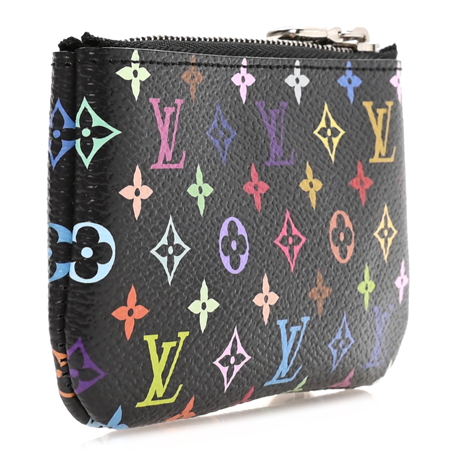 Louis Vuitton LV X TM Monogram Multicolor Key Pouch Black 3 of 8