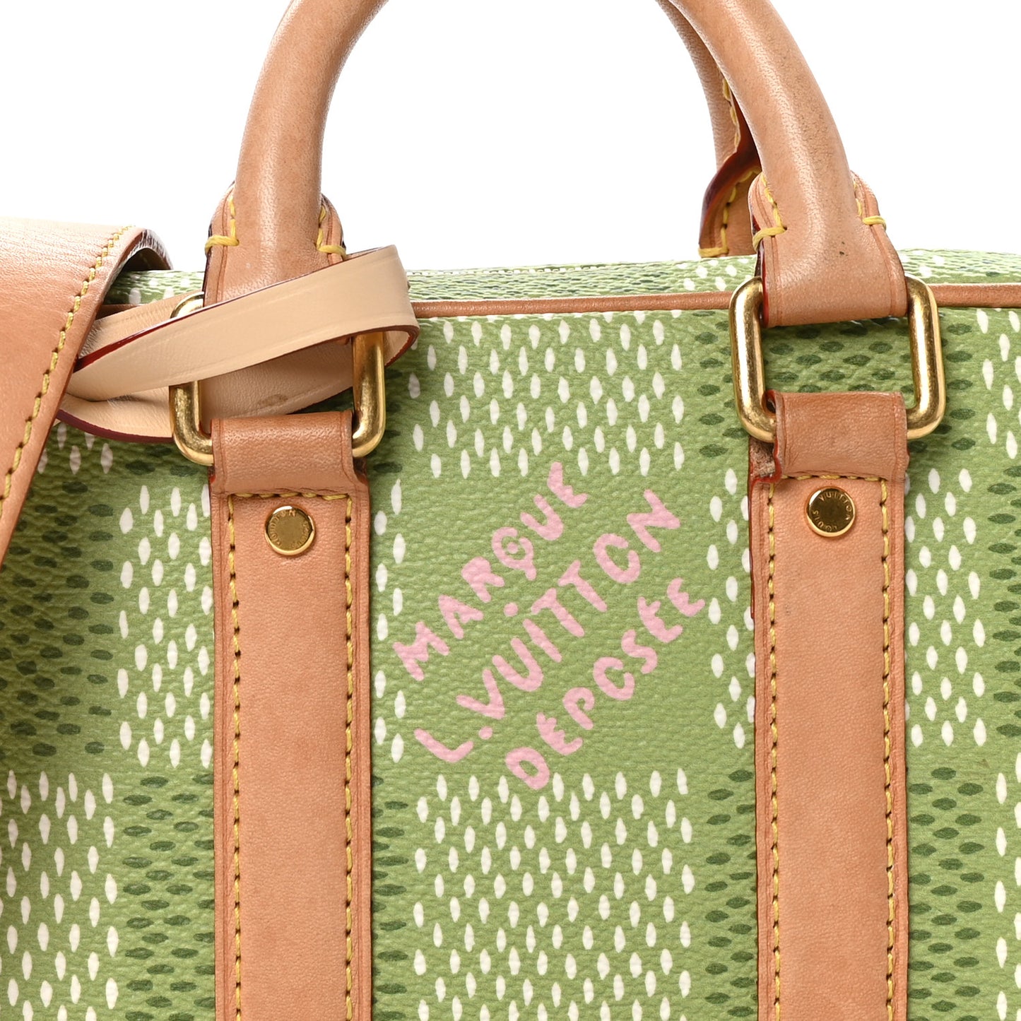 Damier Golf Nano Porte Documents Voyage Green