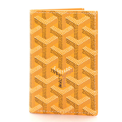 Goyard Goyardine Saint Pierre Card Holder Yellow 1 of 7