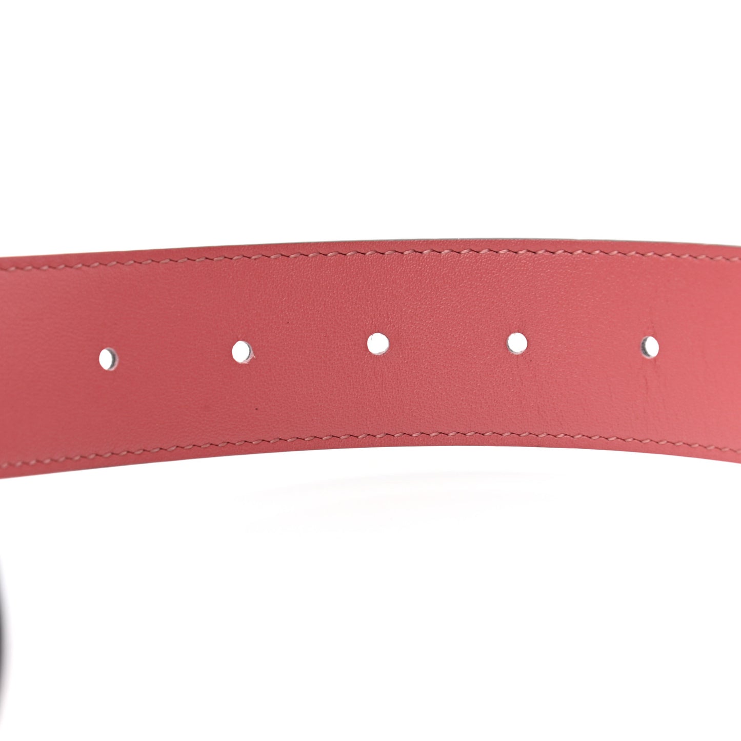 GG Supreme Monogram Blooms Moon Calfskin Interlocking G 37mm Belt 80 32 Beige Ebony Multicolor Dry Rose