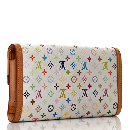 Louis Vuitton Monogram Multicolor Porte Tresor International Wallet White 3 of 9