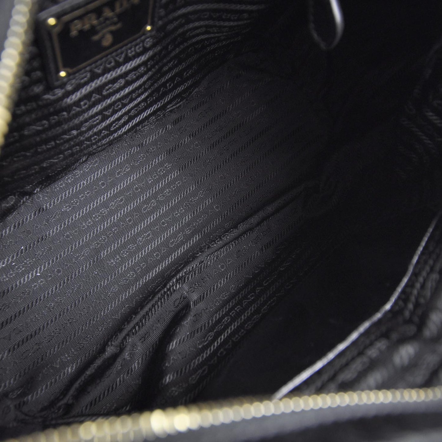 Vitello Shine Tote Nero Black