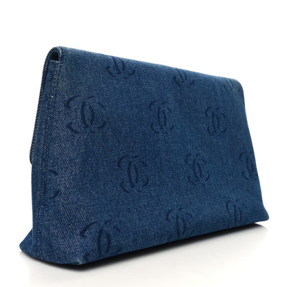 Chanel Denim CC Clutch Dark Blue 3 of 11