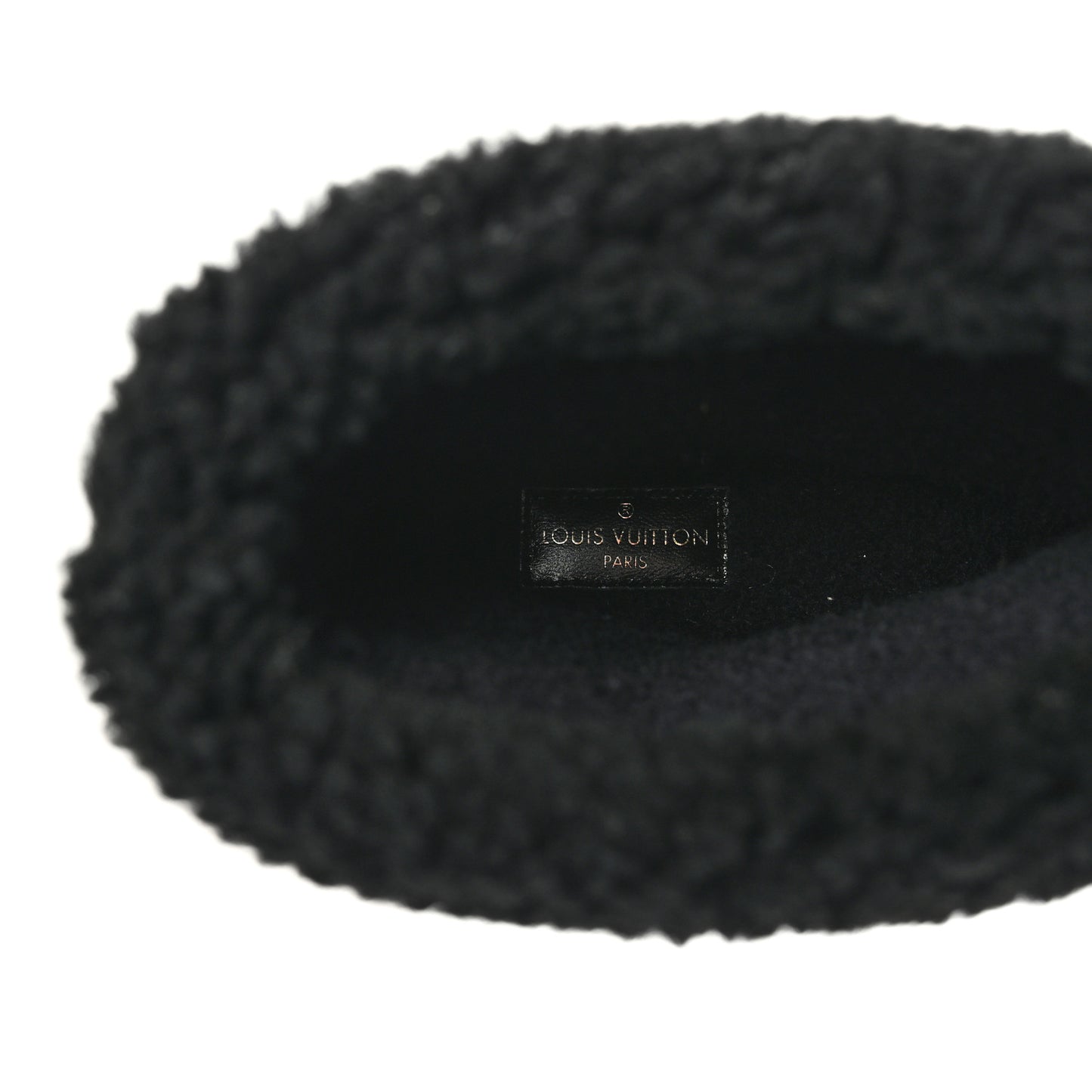 Suede Calfskin Shearling Snowdrop Flat Ankle Boot 37.5 Black