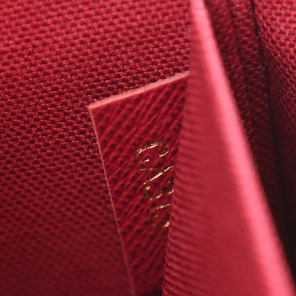 Louis Vuitton Monogram Pochette Felicie Chain Wallet Fuchsia 8 of 12