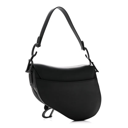 Christian Dior Ultra Matte Calfskin Saddle Bag Black 3 of 11