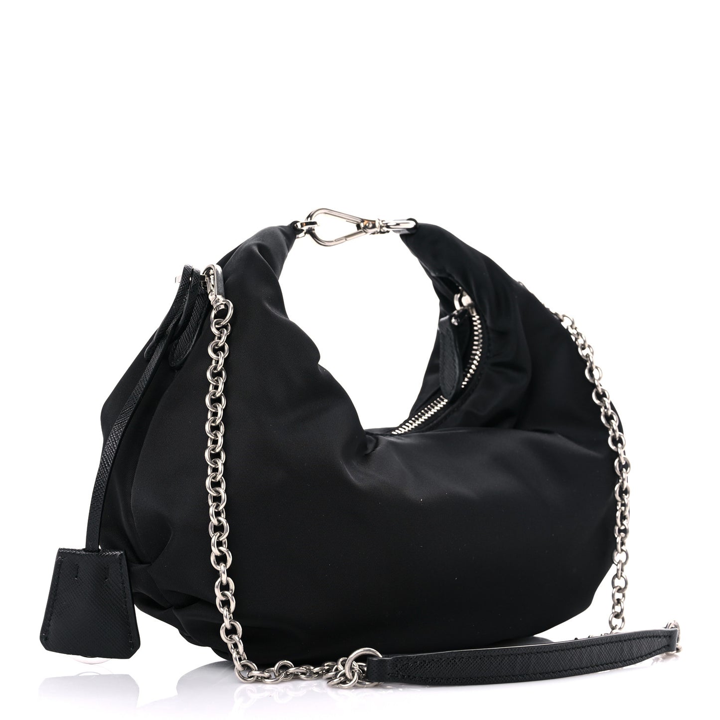 Tessuto Nylon Saffiano Re-Edition 2006 Shoulder Bag Black