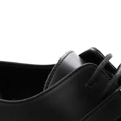 Hermes Glossed Calfskin First Oxford 38.5 Black 9 of 11