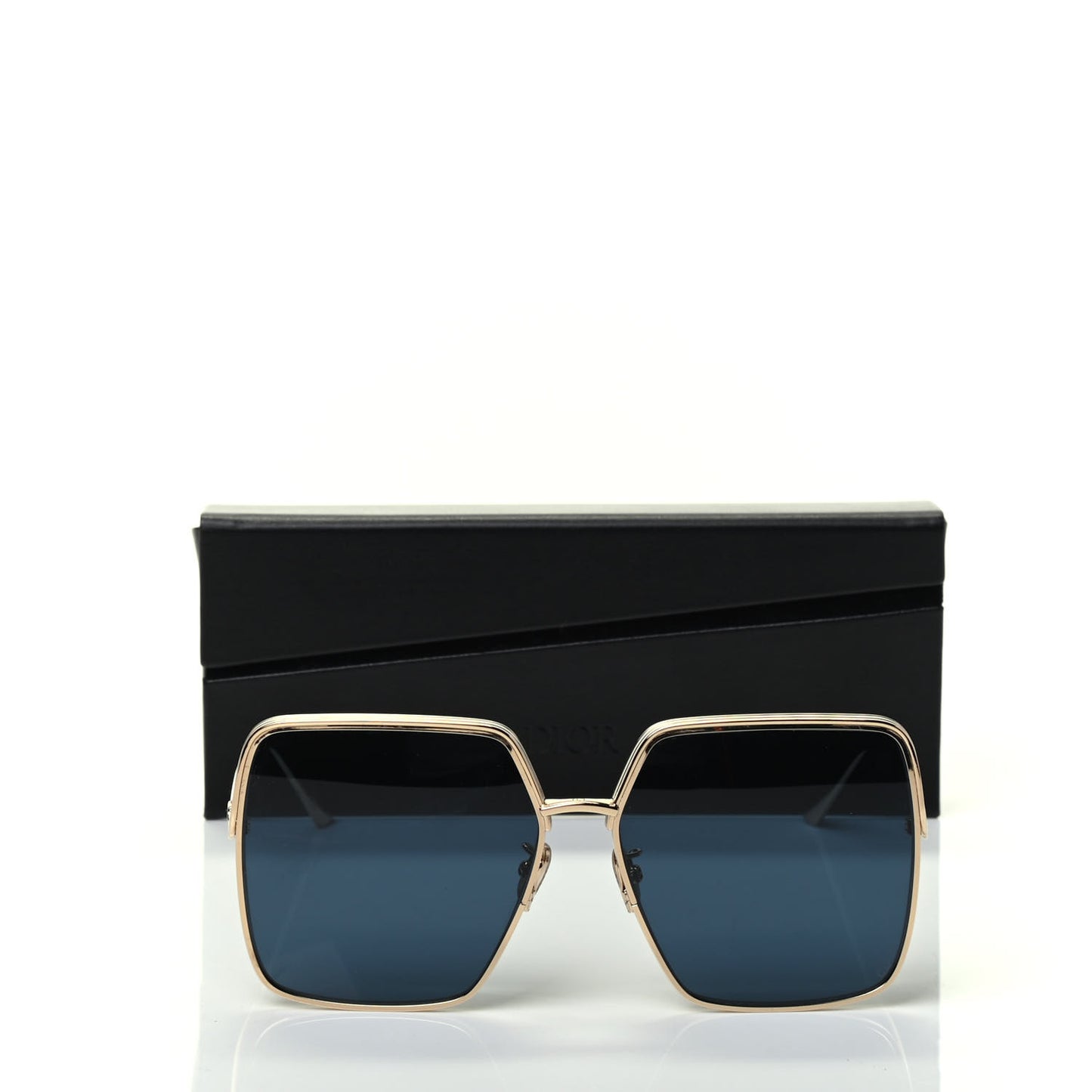 Metal EverDior Square Sunglasses Gold