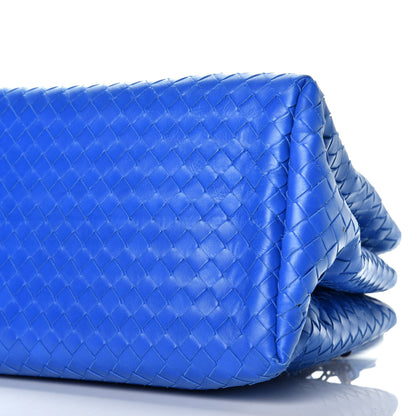 Bottega Veneta Light Calf Intrecciato Small Roma Signal Blue 9 of 9