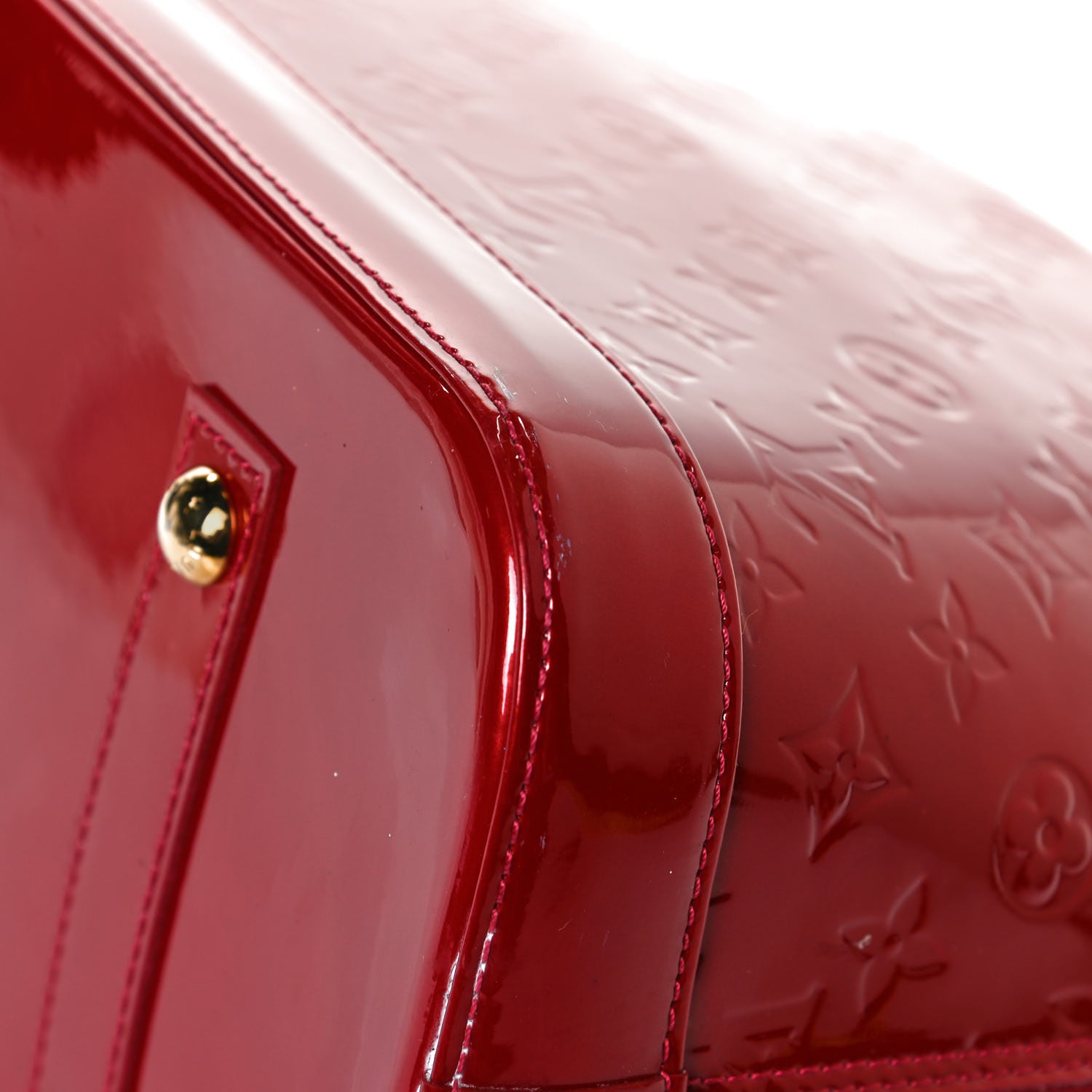 Louis Vuitton Vernis Alma GM Pomme D'Amour 11 of 14