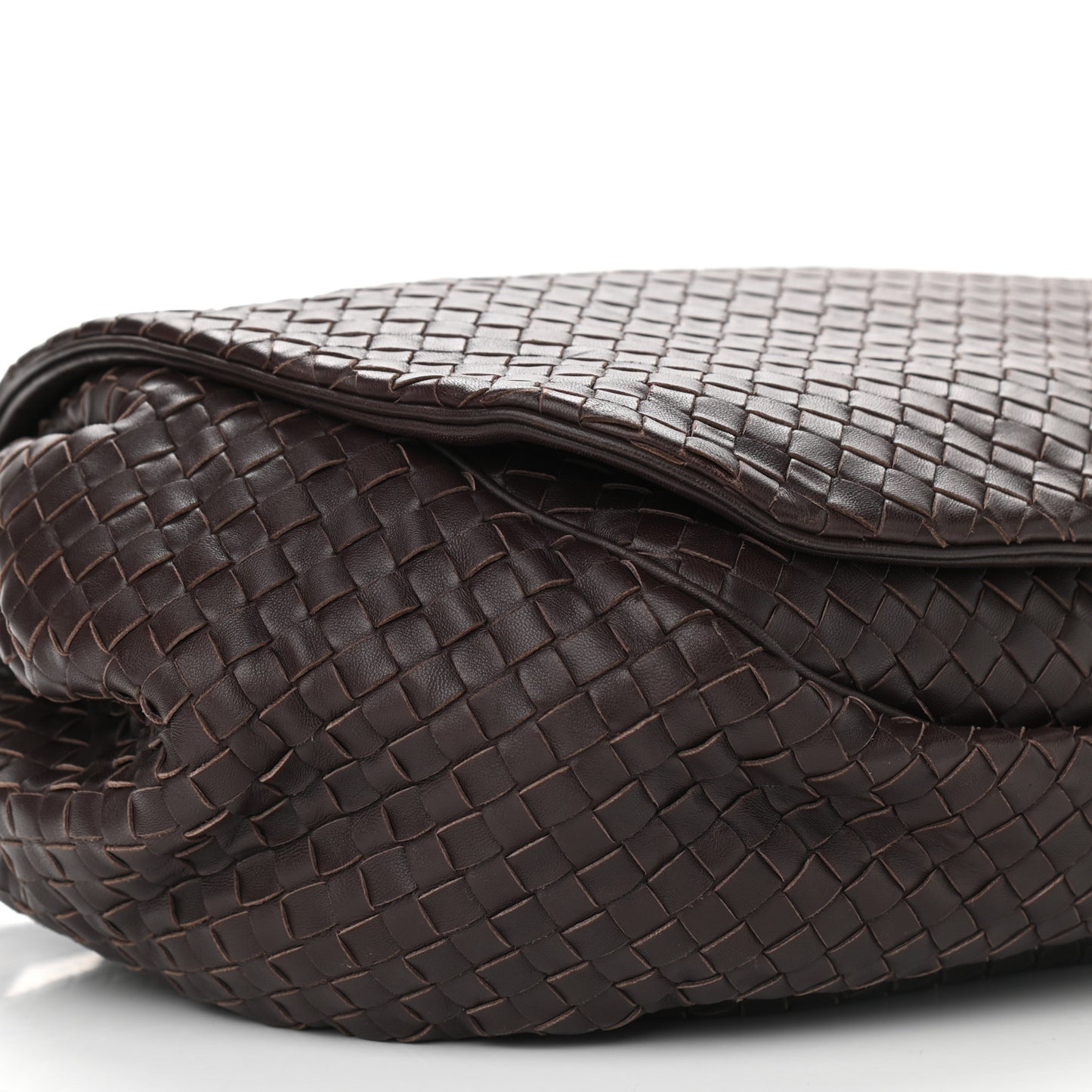 Nappa Intrecciato Messenger Bag Ebano