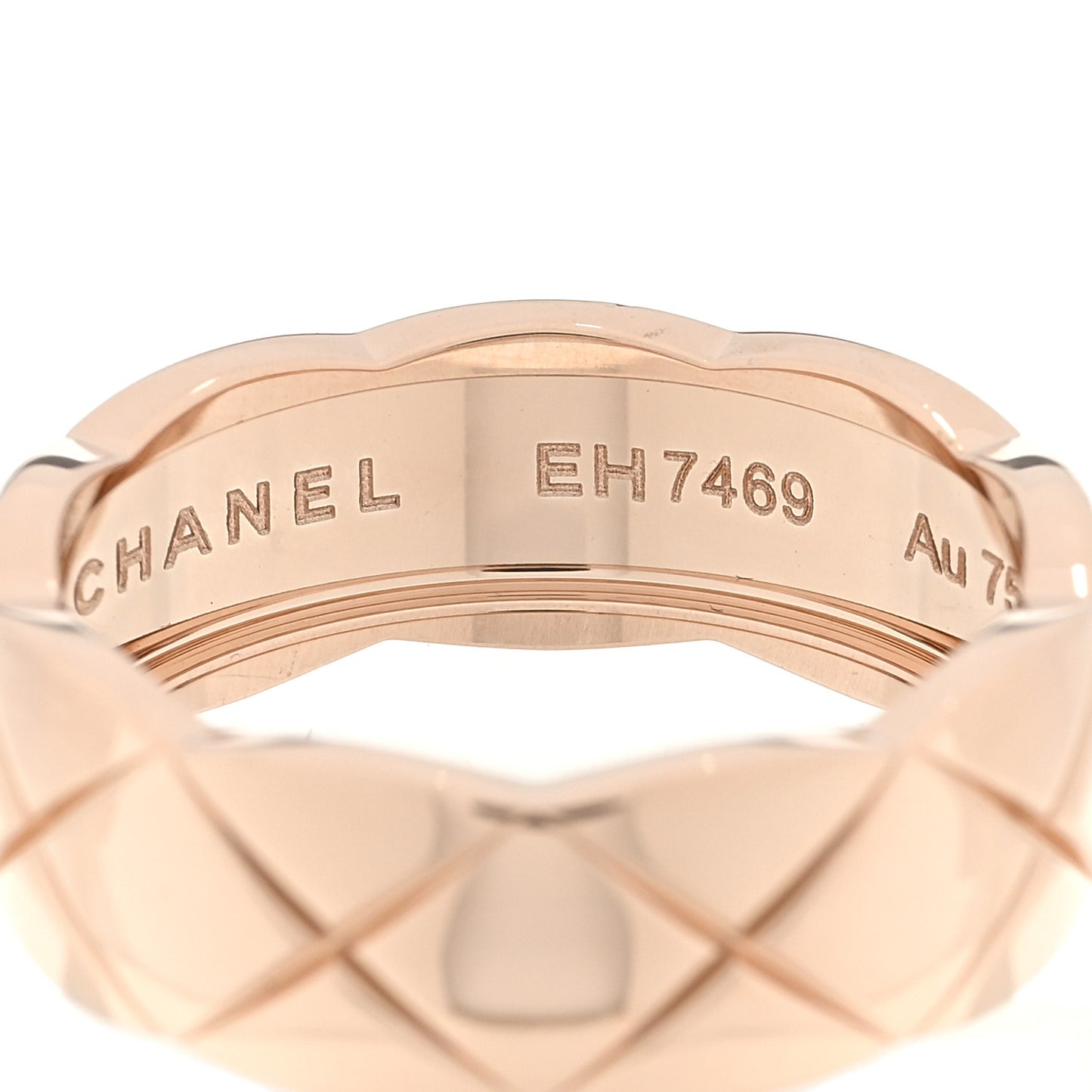 18K Beige Gold Small Coco Crush Ring 53 6.5