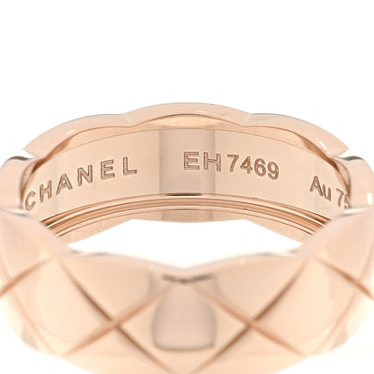 Chanel 18K Beige Gold Small Coco Crush Ring 53 6.5 4 of 4
