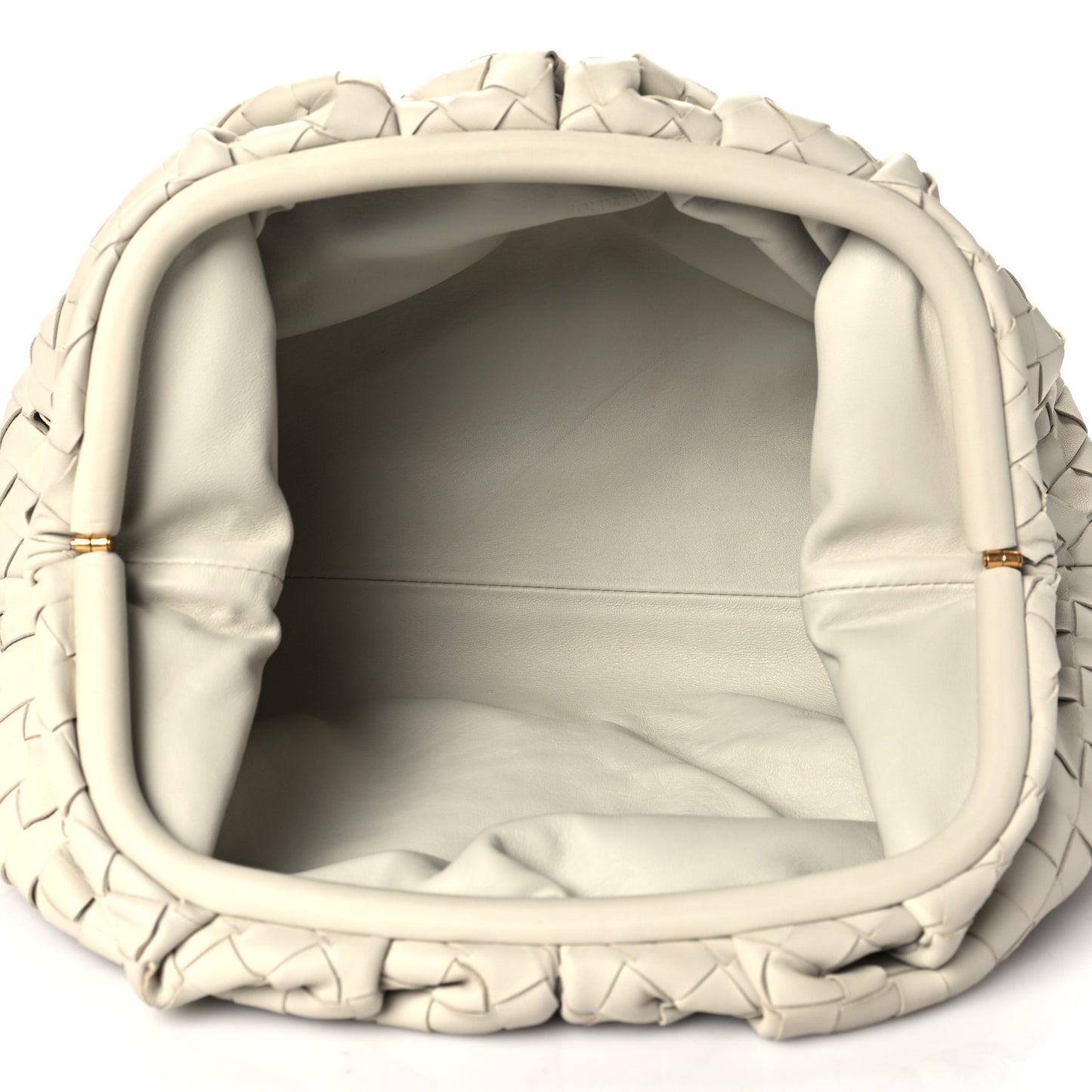 Nappa Maxi Intrecciato The Pouch Oversized Clutch Plaster