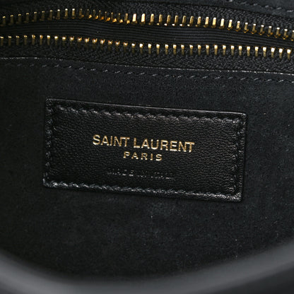 Saint Laurent Smooth Calfskin Le 5 A 7 Hobo Black 5 of 12