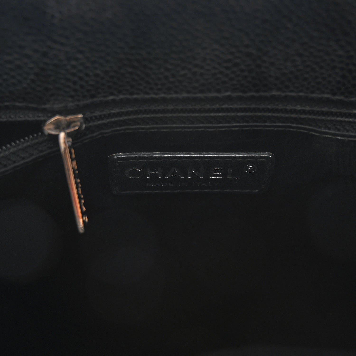 Chanel Caviar Quilted Grand Shopping Tote GST Black 6 of 10