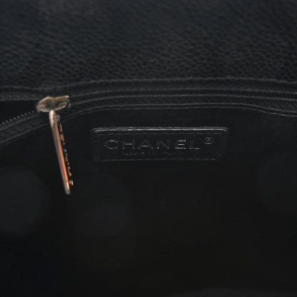 Chanel Caviar Quilted Grand Shopping Tote GST Black 6 of 10