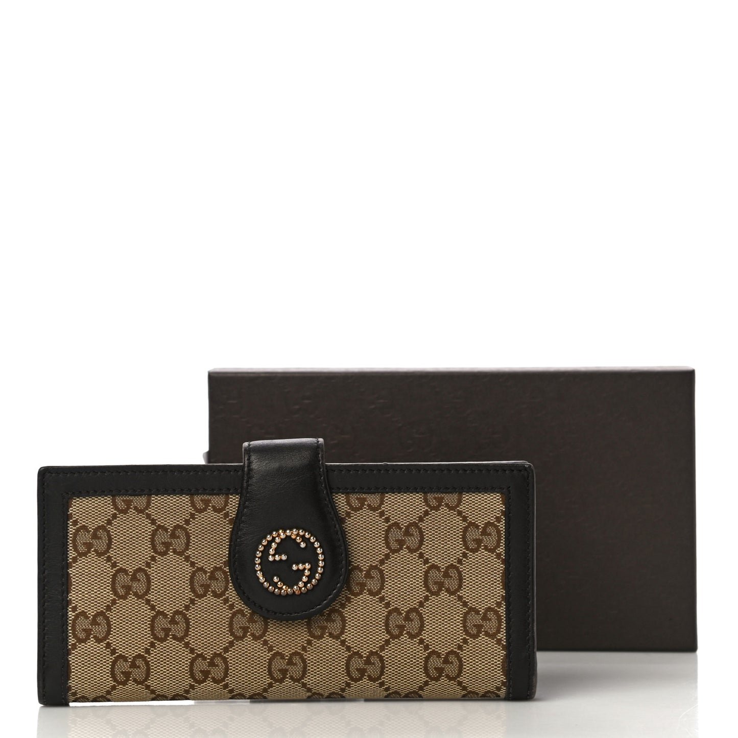Monogram Scarlett Continental Wallet Dark Brown