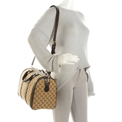 Gucci Monogram Medium Joy Boston Dark Brown 2 of 9