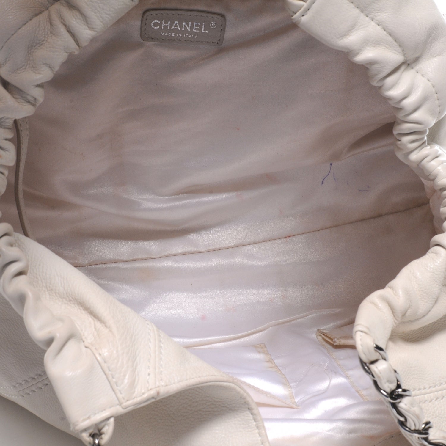 Chanel Leather Baby Coco Cabas White 5 of 7