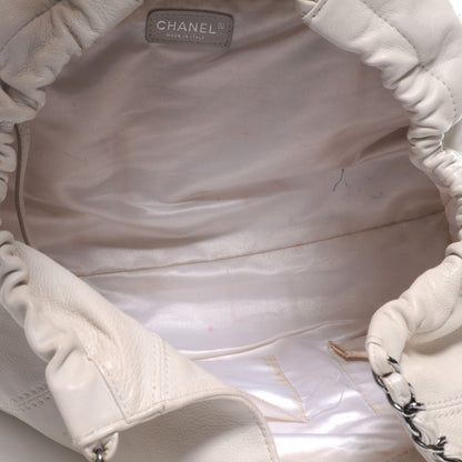 Chanel Leather Baby Coco Cabas White 5 of 7