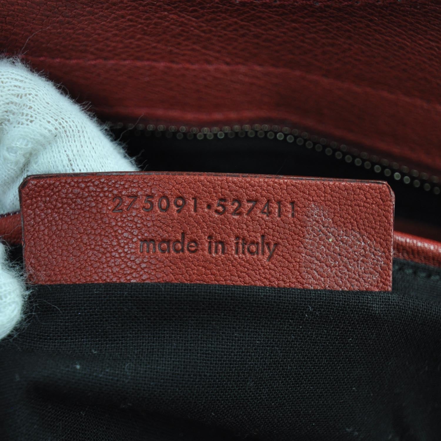 Saint Laurent Sheepskin Large Cabas ChYc Red 8 of 9