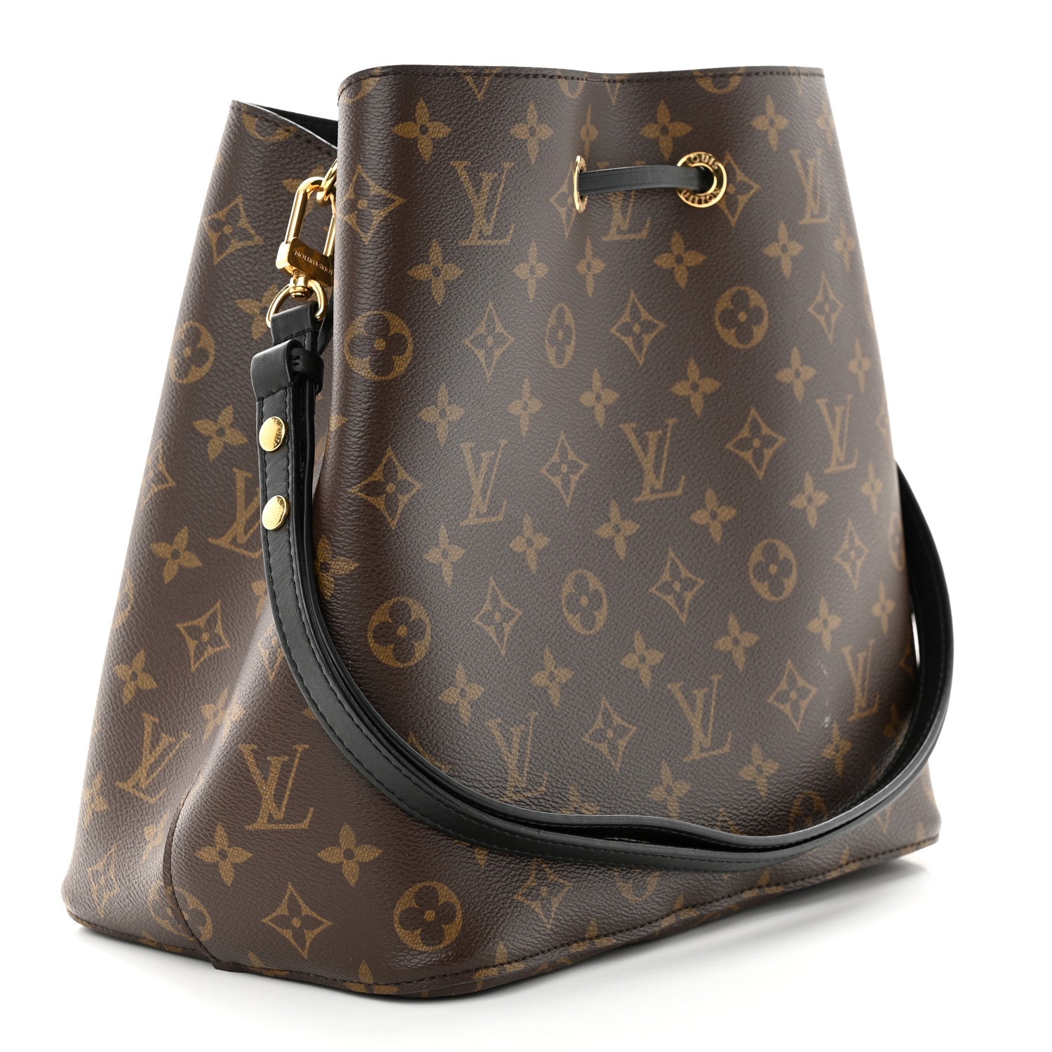 Louis Vuitton Monogram Neonoe MM Black 3 of 10