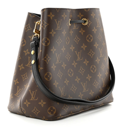 Louis Vuitton Monogram Neonoe MM Black 3 of 10