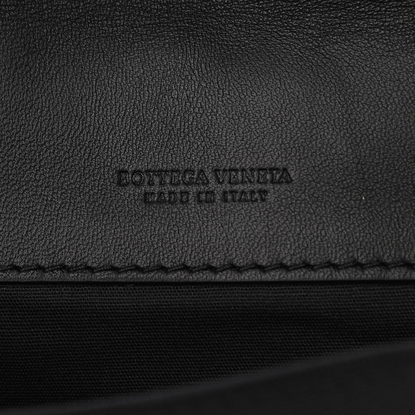 Nappa Intrecciato Nylon High Tech Crossbody Pouch Black