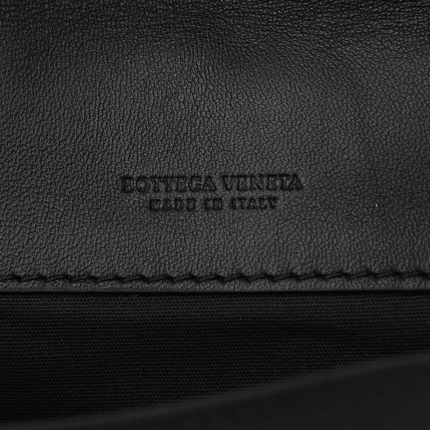 Bottega Veneta Nappa Intrecciato Nylon High Tech Crossbody Pouch Black 6 of 9