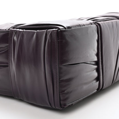 Bottega Veneta Foulard Intrecciato Pleated Medium Arco Tote Dark Mystic 8 of 9