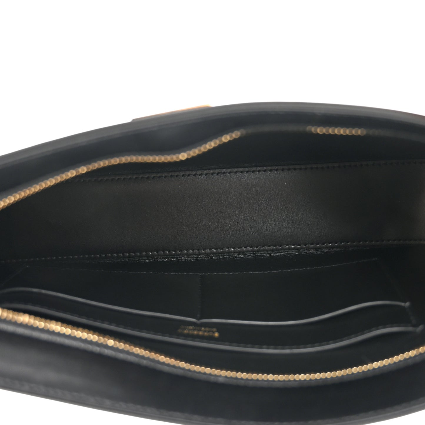 Smooth Calfskin TB Shoulder Bag Black