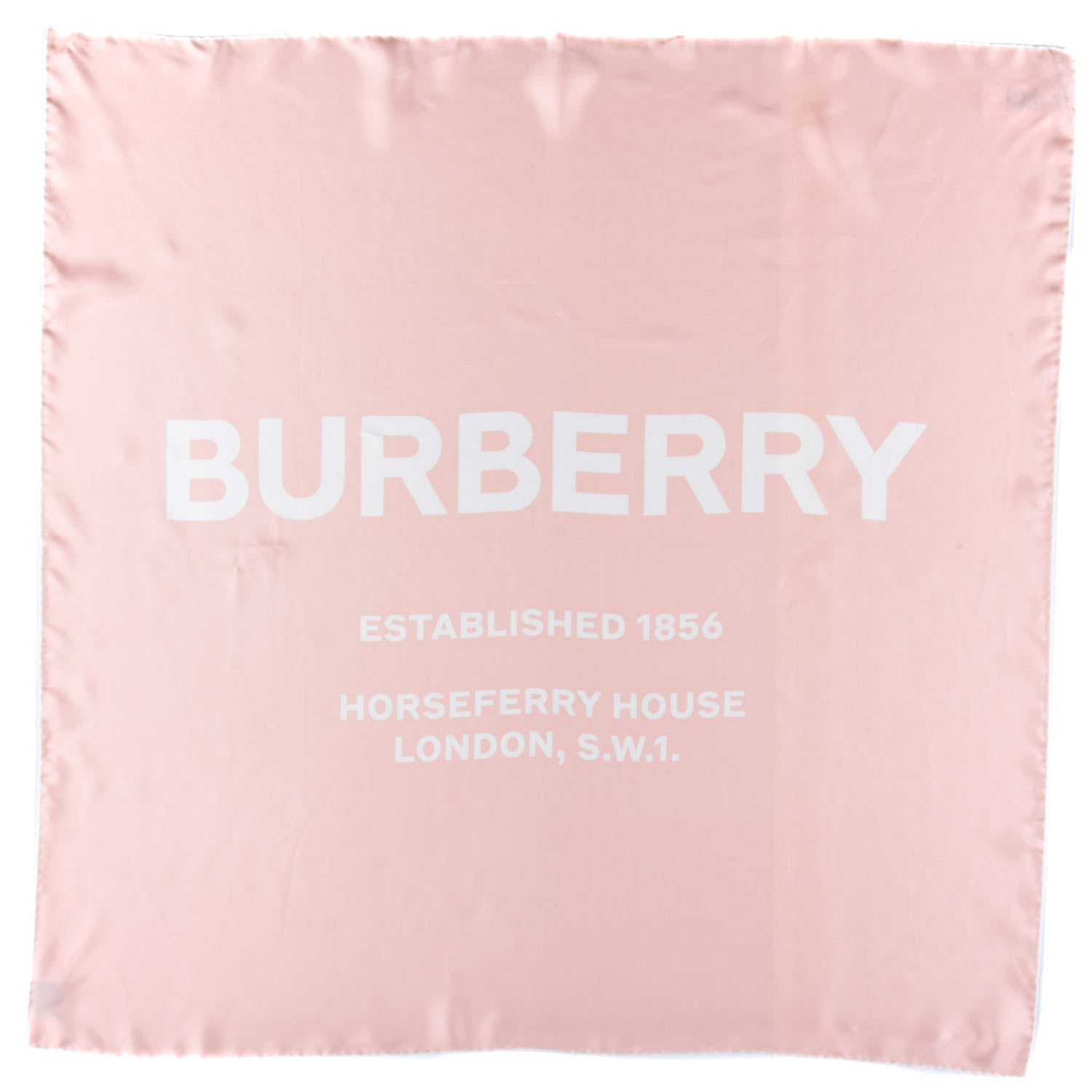 Burberry Silk Horseferry Print Scarf Pink 1 of 3