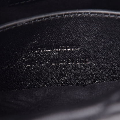 Saint Laurent Calfskin Y Quilted Monogram Small Loulou Bowling Bag Black 9 of 10