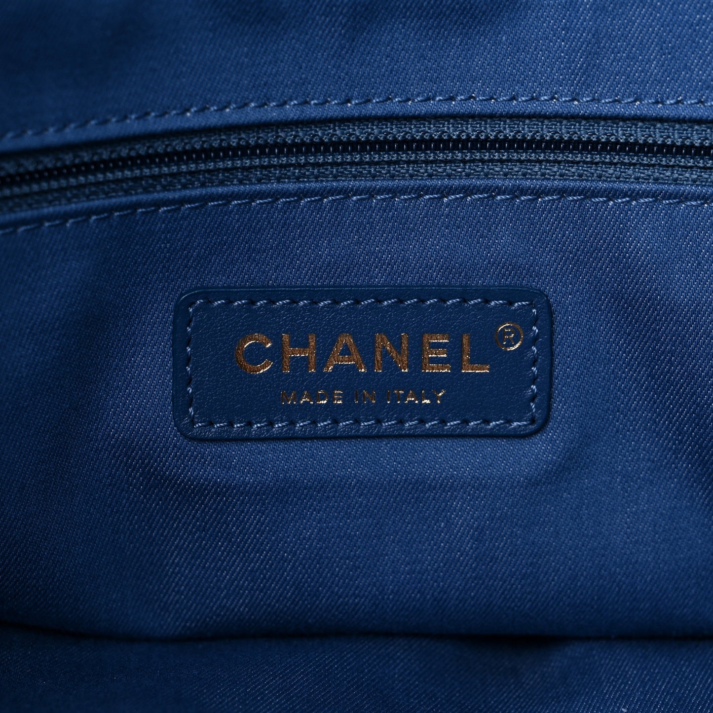Denim Quilted Denim Mood Maxi Shopping Bag Blue Multicolor