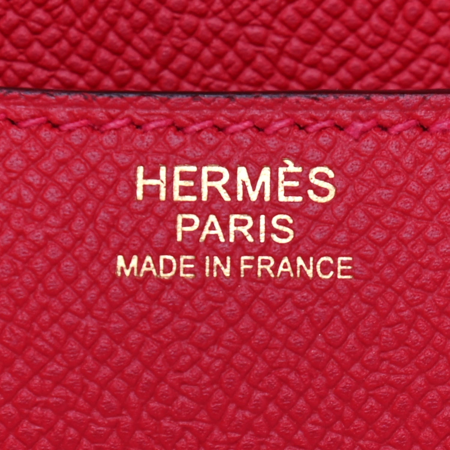 Hermes Epsom Constance 24 Rouge Casaque 6 of 9