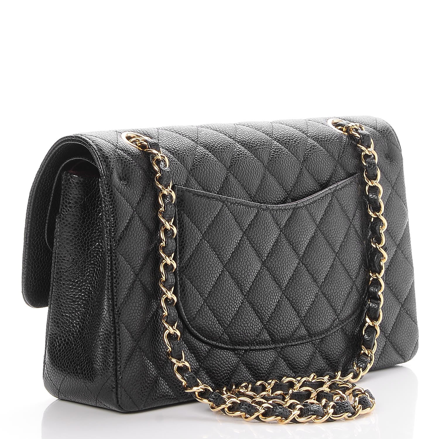 Chanel Caviar Quilted Medium Double Flap Black 4 of 9