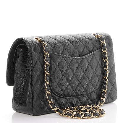 Chanel Caviar Quilted Medium Double Flap Black 4 of 9
