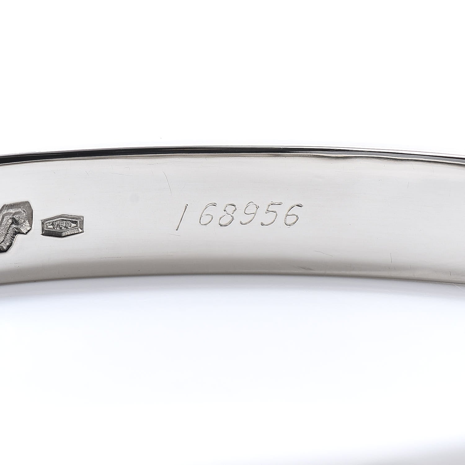 Cartier 18K White Gold LOVE Bracelet 17 6 of 7