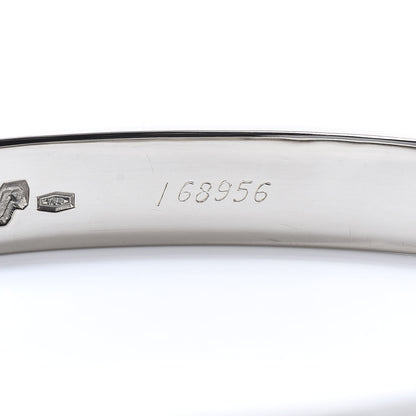 Cartier 18K White Gold LOVE Bracelet 17 6 of 7