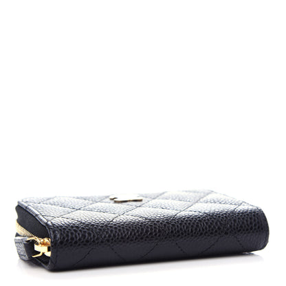 Chanel Caviar Quilted Zip Coin Purse Black 4 of 8