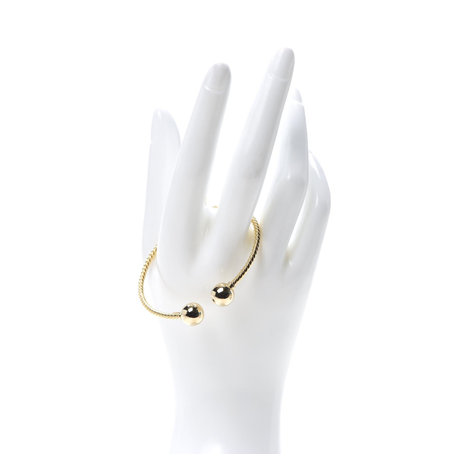 David Yurman 18K Yellow Gold 10mm Solari Bracelet 2 of 4