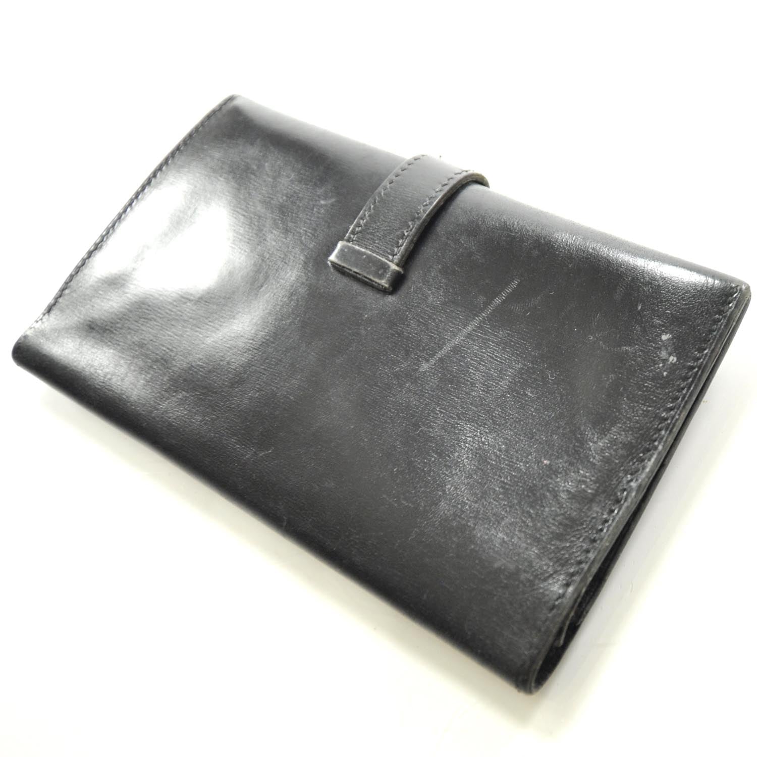 Hermes Box Calf Bearn Wallet Black 5 of 8